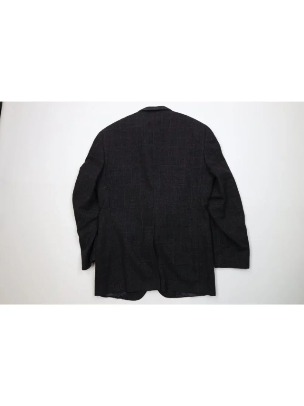 Vtg 70s Jos A Bank Mens 40R 2 Piece Heavy Wool Tweed Suit Houndstooth 32x30 USA